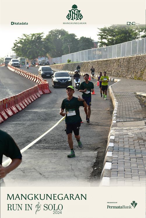 Race photo from Mangkunegaran Run 2024