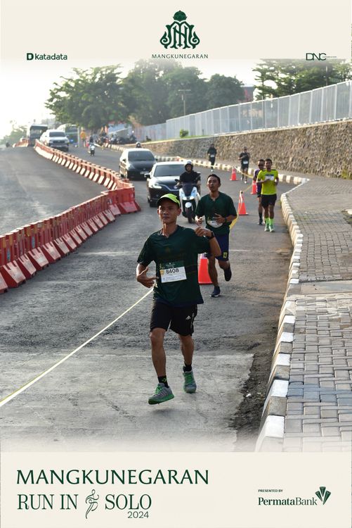 Race photo from Mangkunegaran Run 2024