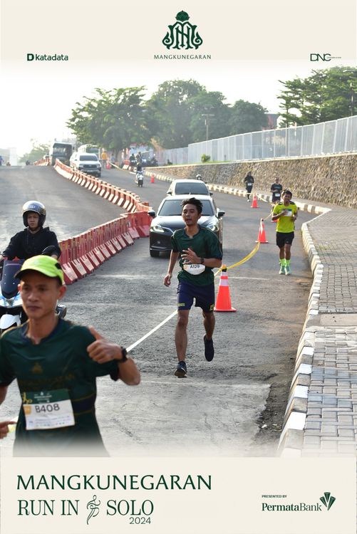 Race photo from Mangkunegaran Run 2024