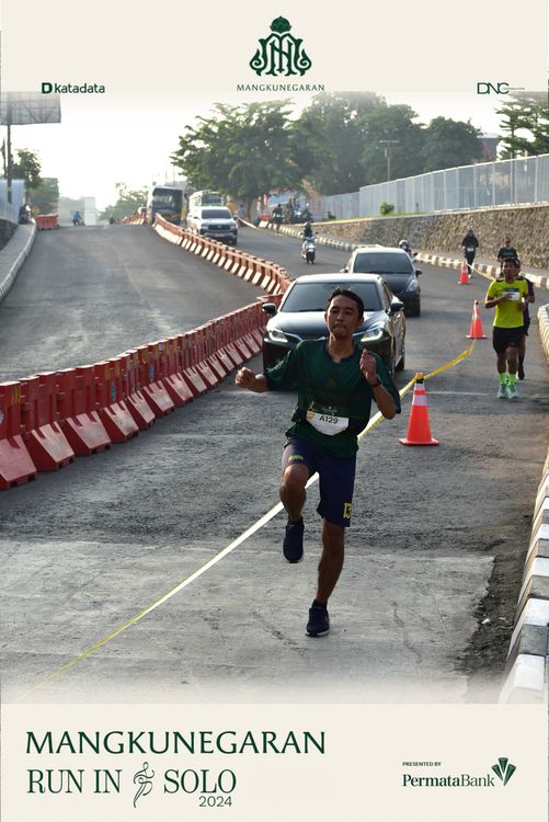 Race photo from Mangkunegaran Run 2024