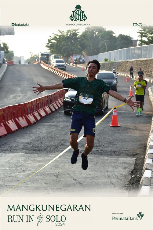 Race photo from Mangkunegaran Run 2024