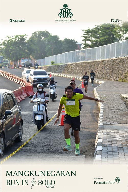 Race photo from Mangkunegaran Run 2024