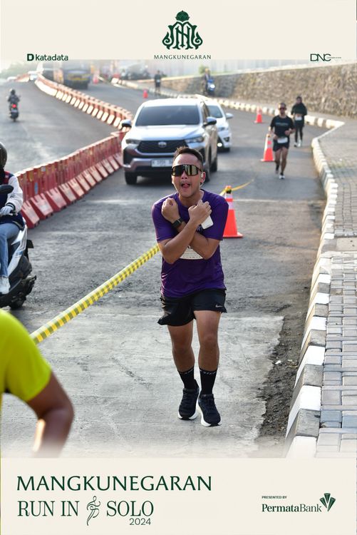 Race photo from Mangkunegaran Run 2024
