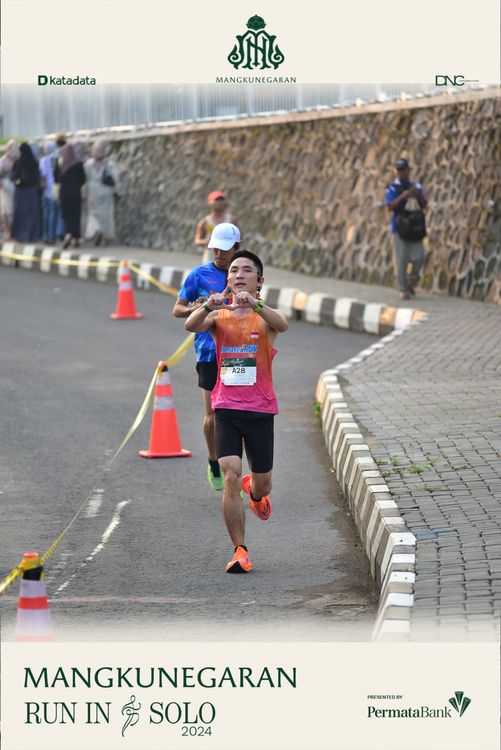 Race photo from Mangkunegaran Run 2024