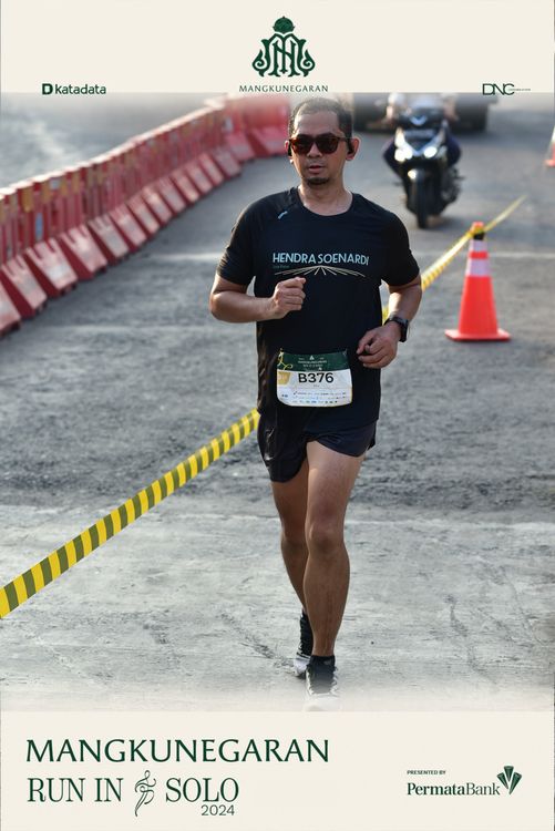 Race photo from Mangkunegaran Run 2024