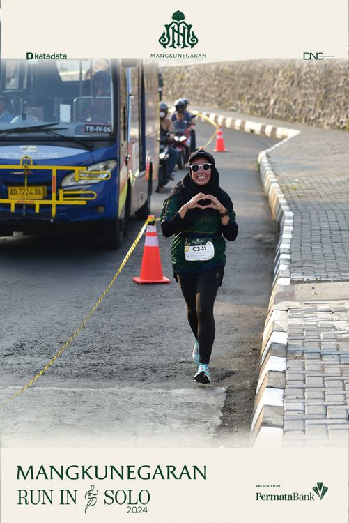 Race photo from Mangkunegaran Run 2024