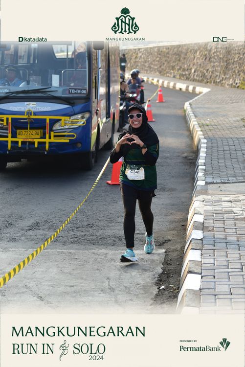 Race photo from Mangkunegaran Run 2024