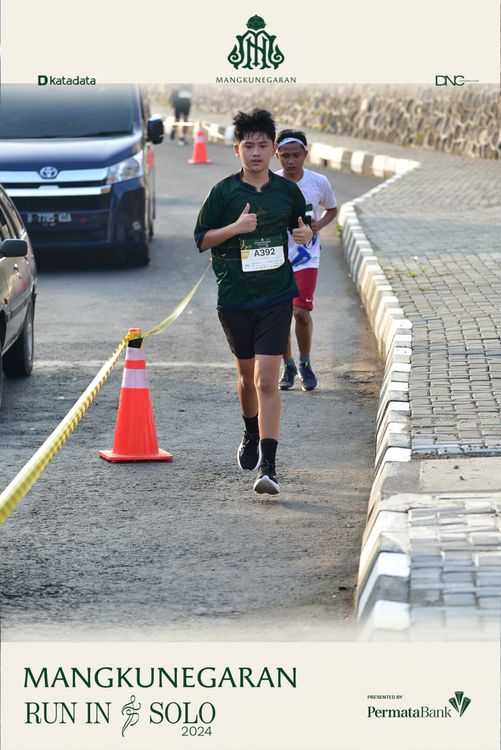 Race photo from Mangkunegaran Run 2024