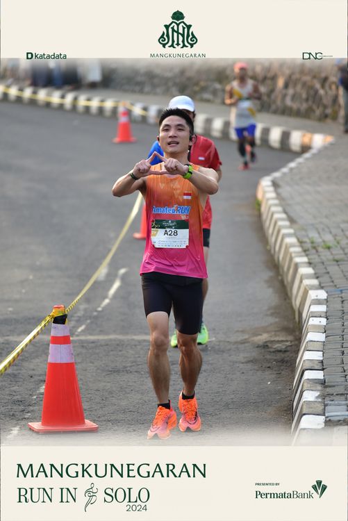 Race photo from Mangkunegaran Run 2024