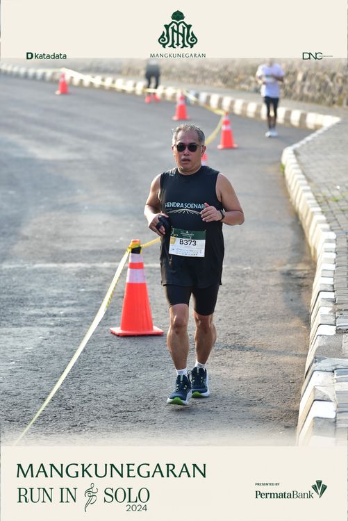 Race photo from Mangkunegaran Run 2024