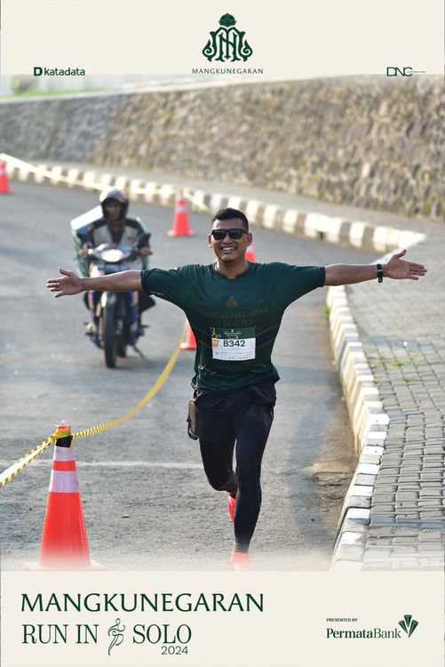 Race photo from Mangkunegaran Run 2024