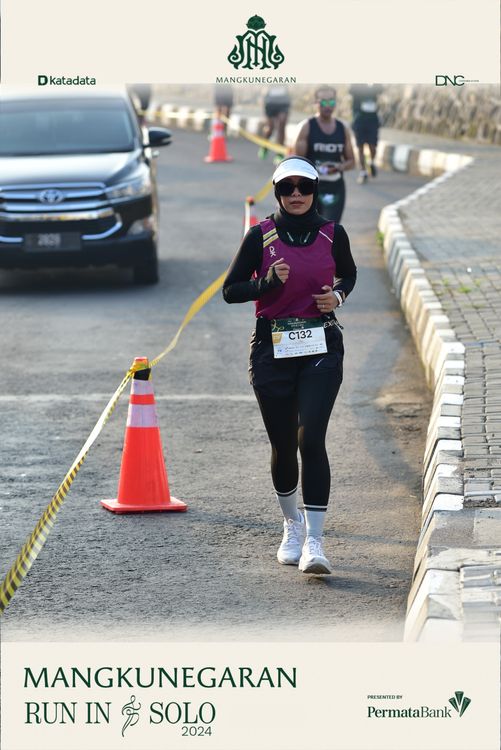 Race photo from Mangkunegaran Run 2024
