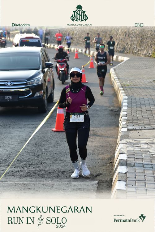 Race photo from Mangkunegaran Run 2024