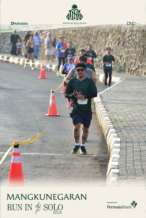 Race photo from Mangkunegaran Run 2024