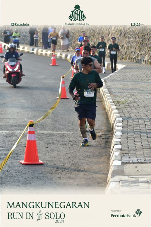 Race photo from Mangkunegaran Run 2024