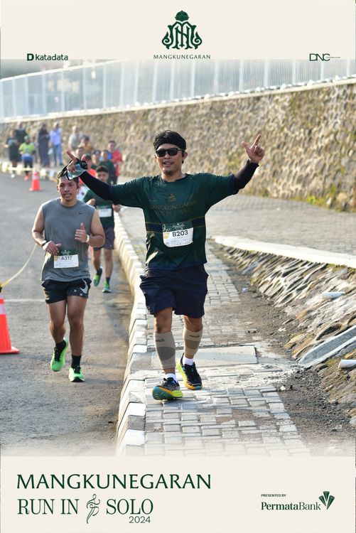 Race photo from Mangkunegaran Run 2024