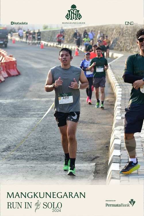 Race photo from Mangkunegaran Run 2024