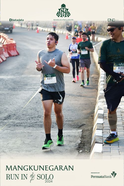 Race photo from Mangkunegaran Run 2024