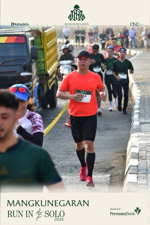 Race photo from Mangkunegaran Run 2024