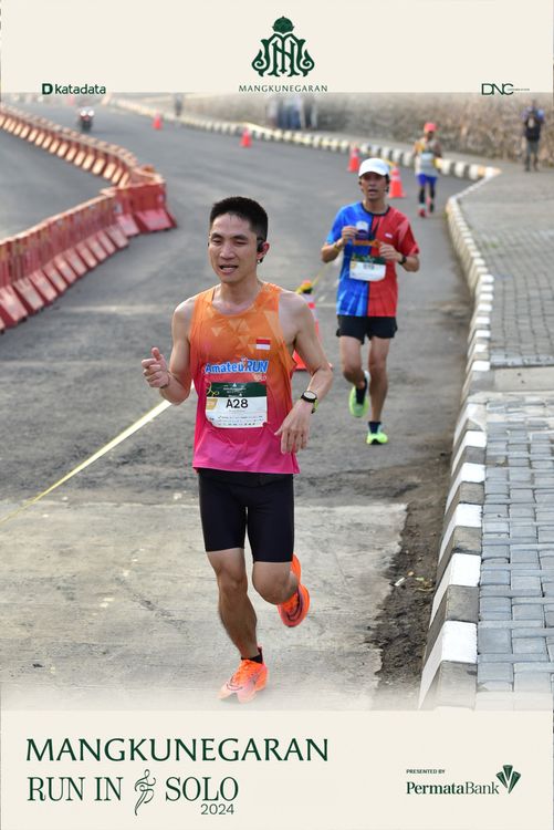 Race photo from Mangkunegaran Run 2024