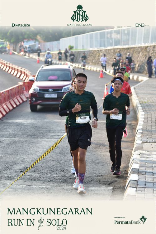 Race photo from Mangkunegaran Run 2024