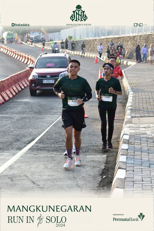 Race photo from Mangkunegaran Run 2024