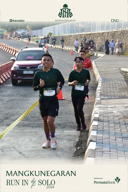 Race photo from Mangkunegaran Run 2024