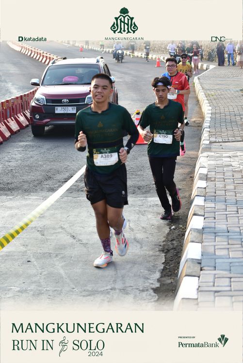 Race photo from Mangkunegaran Run 2024