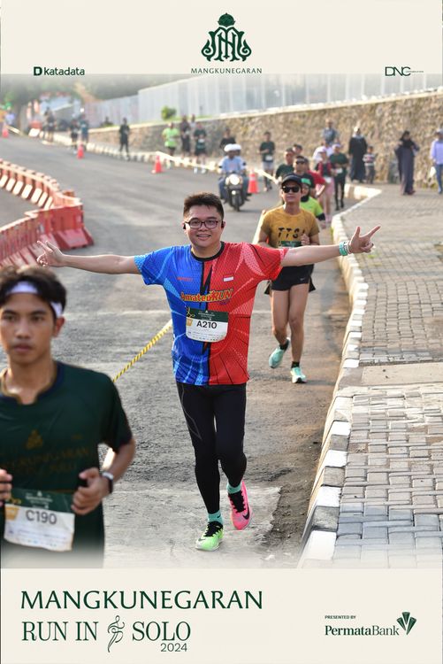 Race photo from Mangkunegaran Run 2024