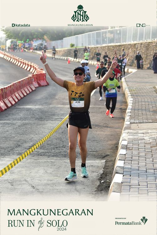 Race photo from Mangkunegaran Run 2024