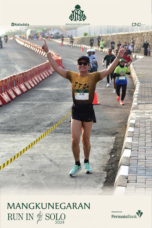Race photo from Mangkunegaran Run 2024