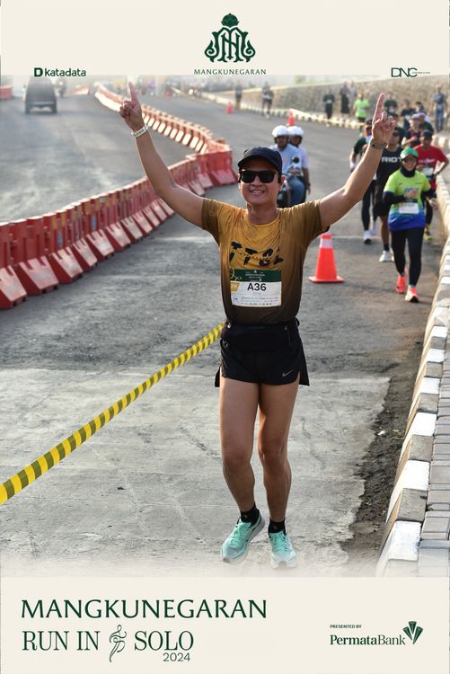 Race photo from Mangkunegaran Run 2024