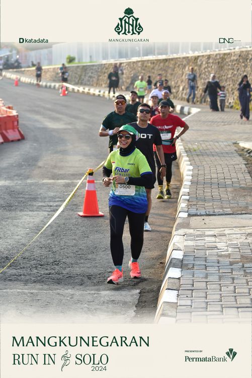 Race photo from Mangkunegaran Run 2024