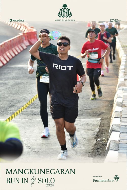 Race photo from Mangkunegaran Run 2024