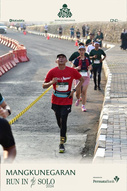 Race photo from Mangkunegaran Run 2024