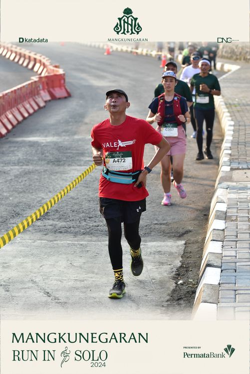 Race photo from Mangkunegaran Run 2024
