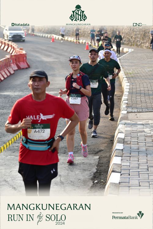 Race photo from Mangkunegaran Run 2024
