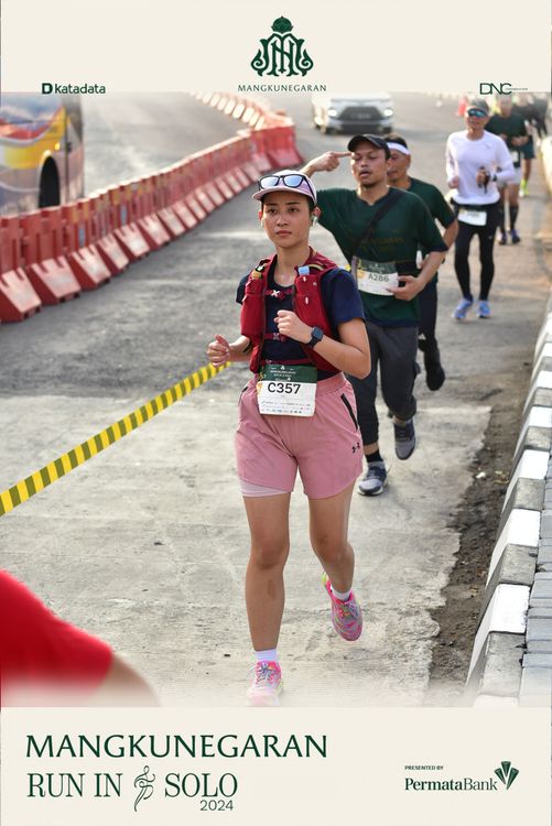 Race photo from Mangkunegaran Run 2024