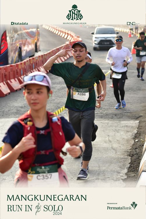 Race photo from Mangkunegaran Run 2024
