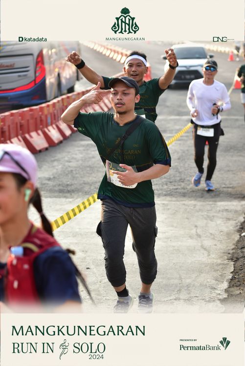 Race photo from Mangkunegaran Run 2024