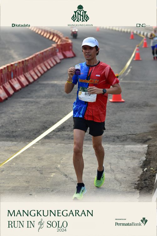 Race photo from Mangkunegaran Run 2024