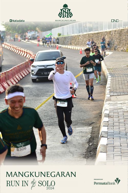 Race photo from Mangkunegaran Run 2024