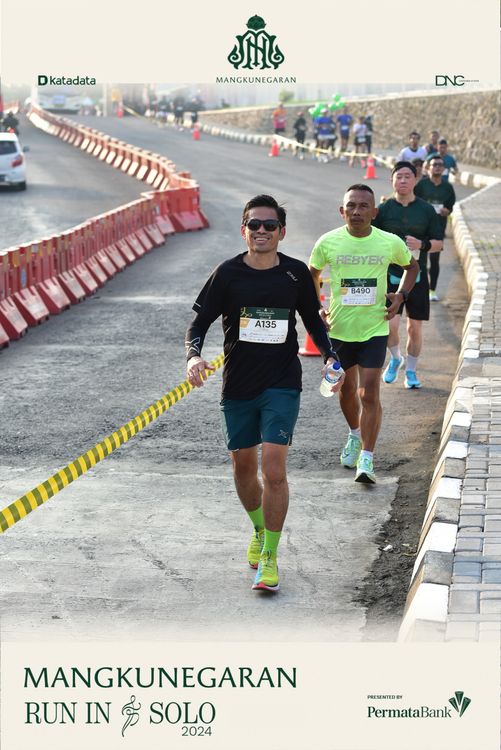 Race photo from Mangkunegaran Run 2024