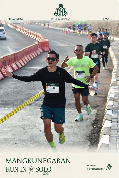 Race photo from Mangkunegaran Run 2024
