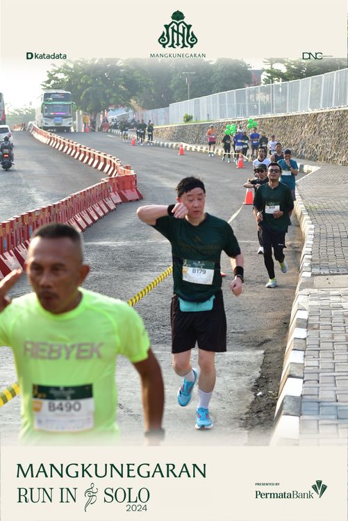 Race photo from Mangkunegaran Run 2024