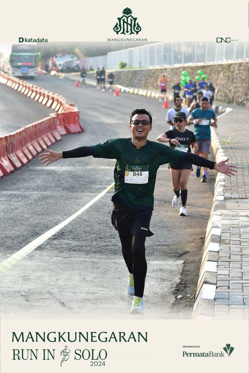 Race photo from Mangkunegaran Run 2024