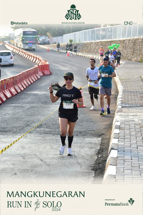Race photo from Mangkunegaran Run 2024