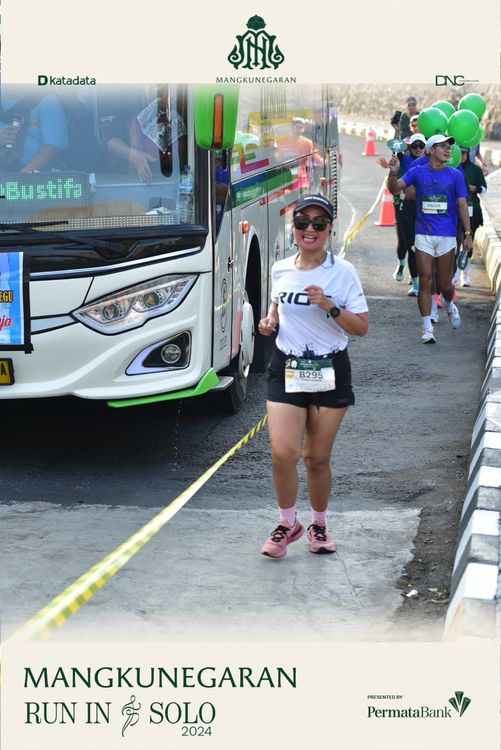 Race photo from Mangkunegaran Run 2024