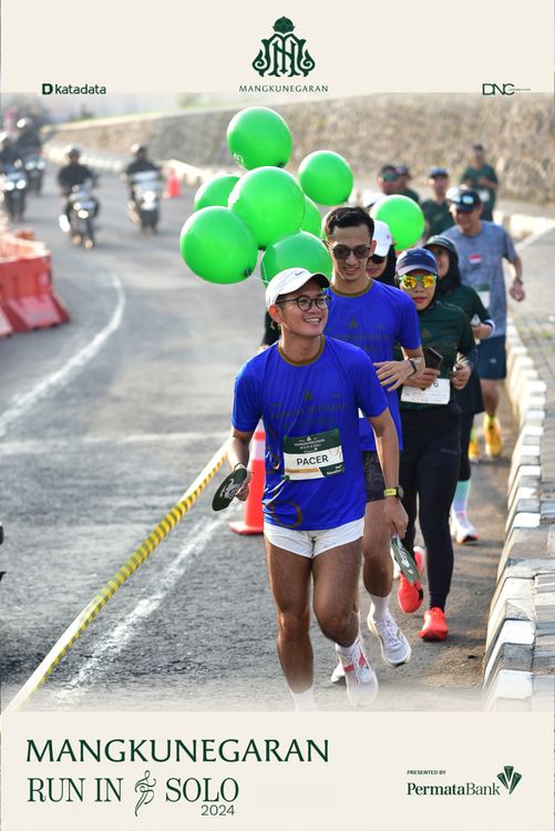 Race photo from Mangkunegaran Run 2024