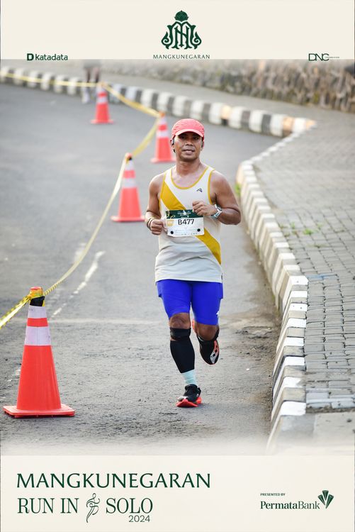 Race photo from Mangkunegaran Run 2024